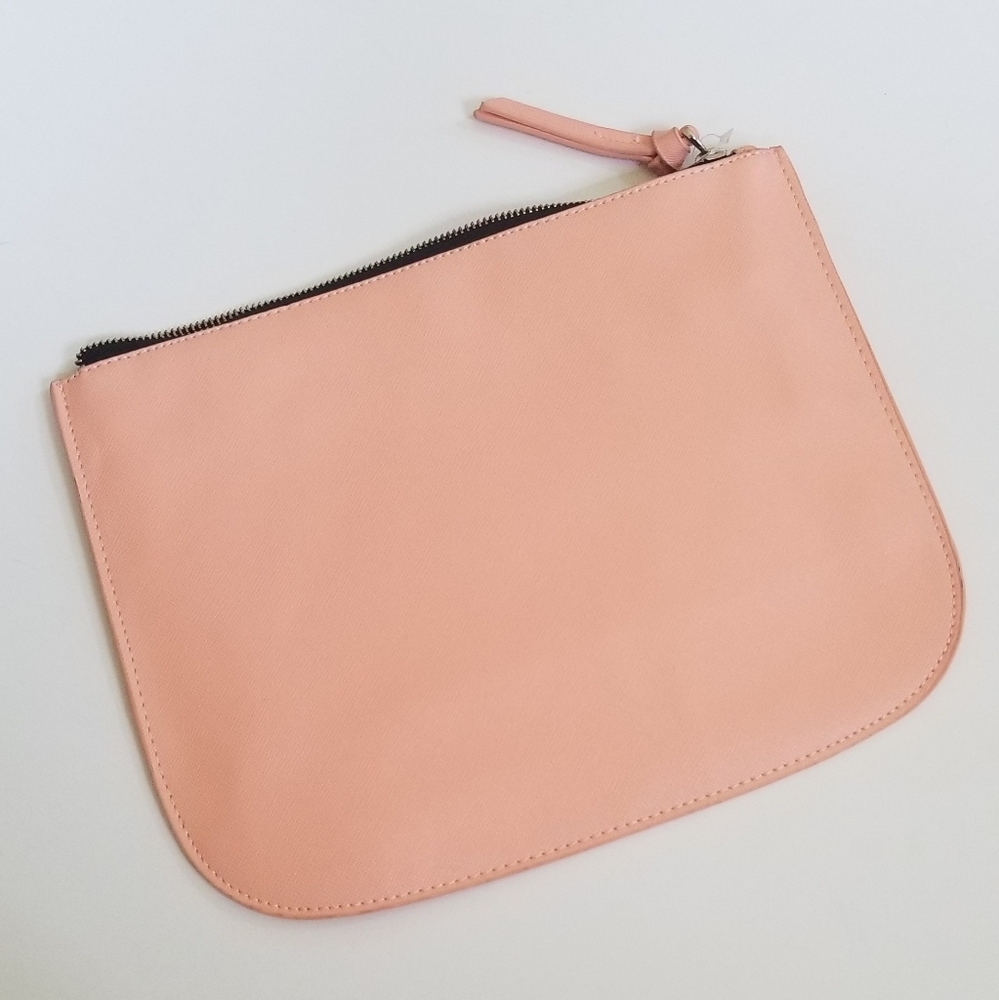 Oversized Zippered Envelope Clutch